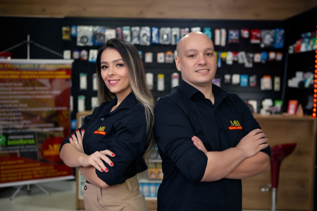 Equipe da M&A Celulares e Acessórios